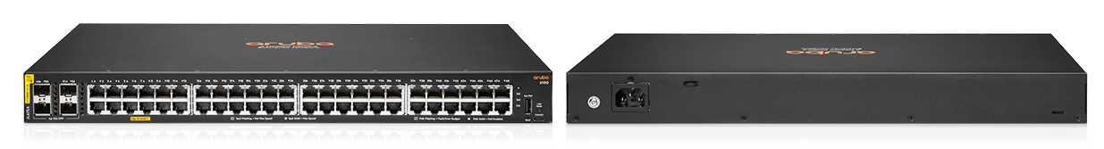 Details and specifications for the Aruba CX 6100 series