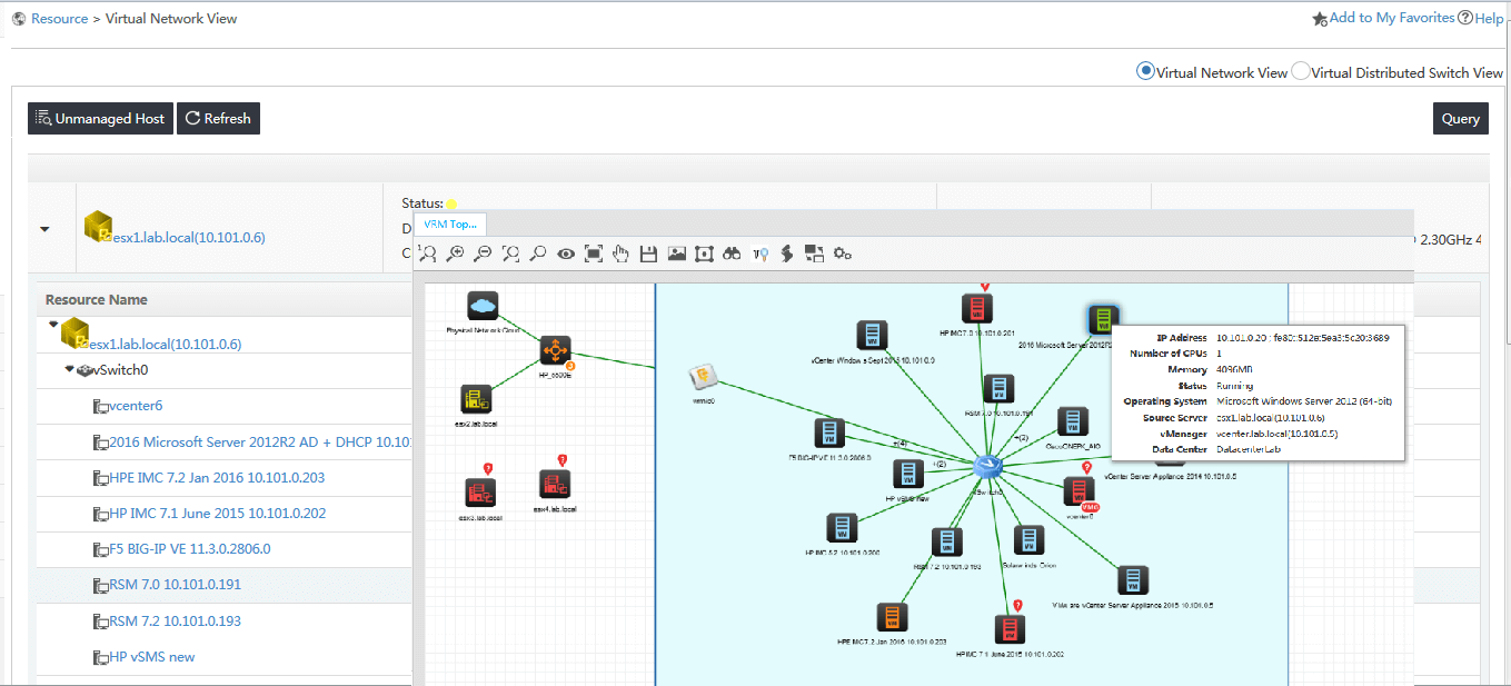 HPE IMC 7.2 Virtual Networking Management.png HPE IMC 7.2虚拟网络管理.png