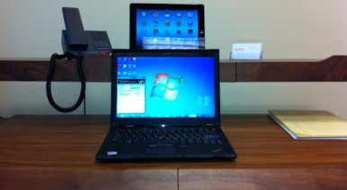 My Office Desk - Unplugged But Well Connected