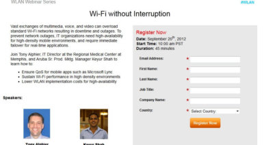 Live WebInar:在高密度环境中维持Wi-Fi性能“loading=