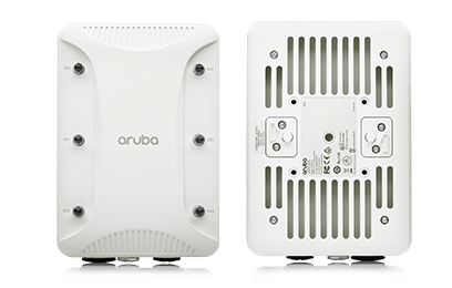 Top and bottom views of the Aruba 318 Access Point