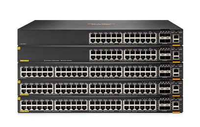 Stack of Aruba 6200 switches