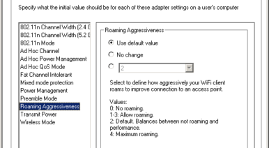 Client Roaming Triggers