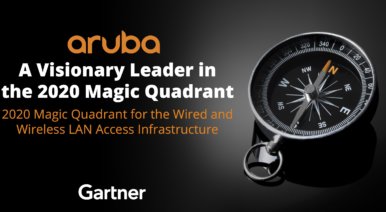 Aruba a Visionary Leader in the 2020 Gartner Magic Quadrant