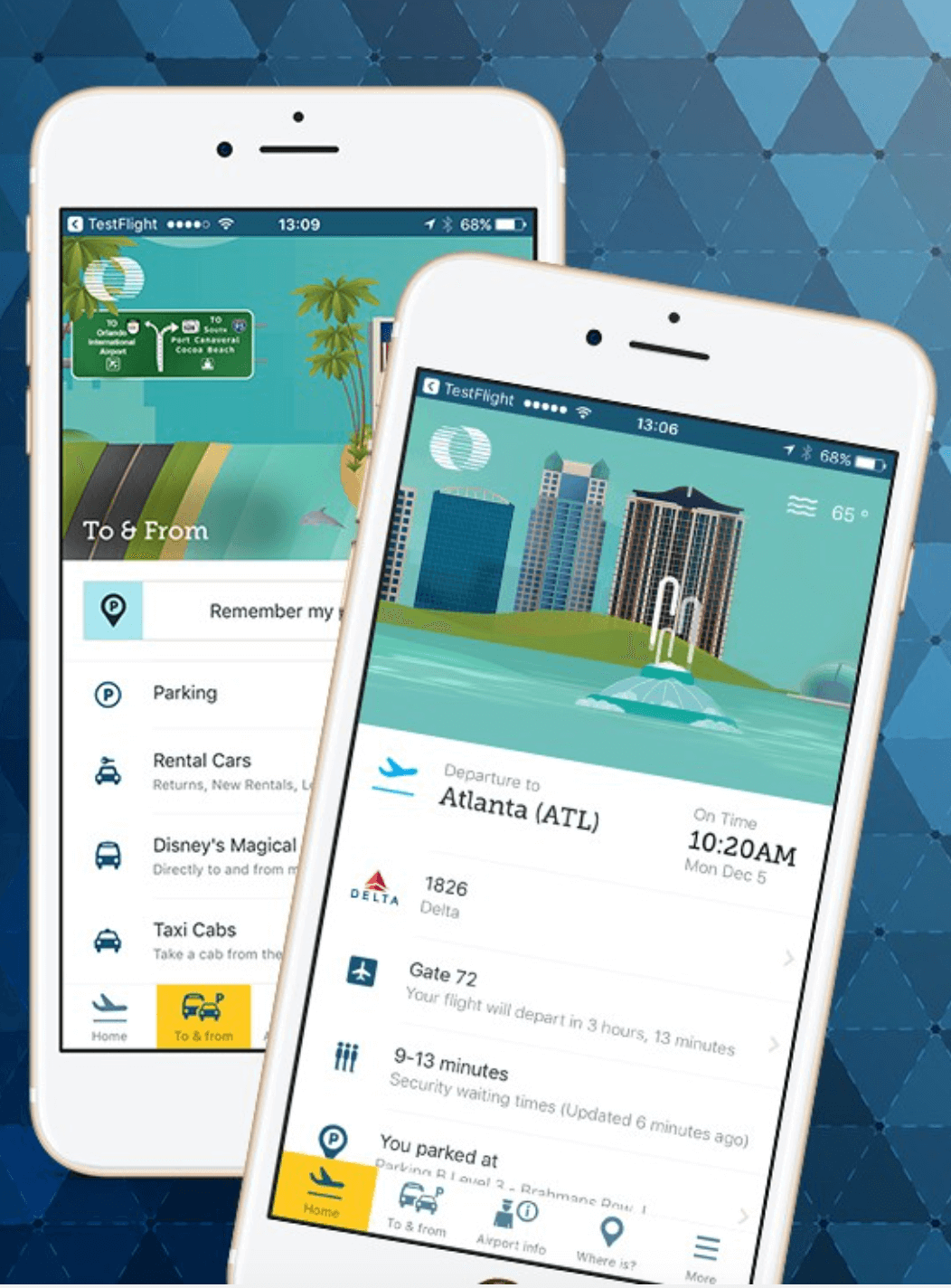 Orlando Airport mobile app