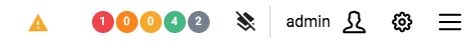 Yellow warning triange in Analytics Dashboard banner
