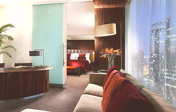 Deluxe suite at Bonnington Hotel