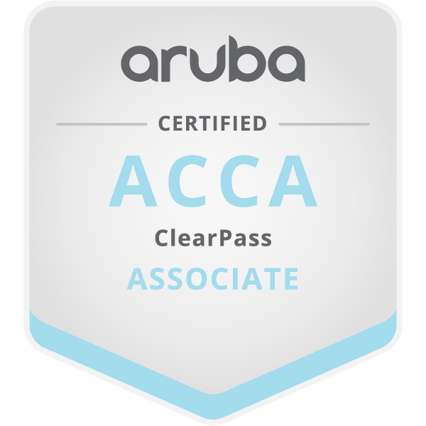 Aruba 认证 ClearPass 助理工程师 (ACCA)