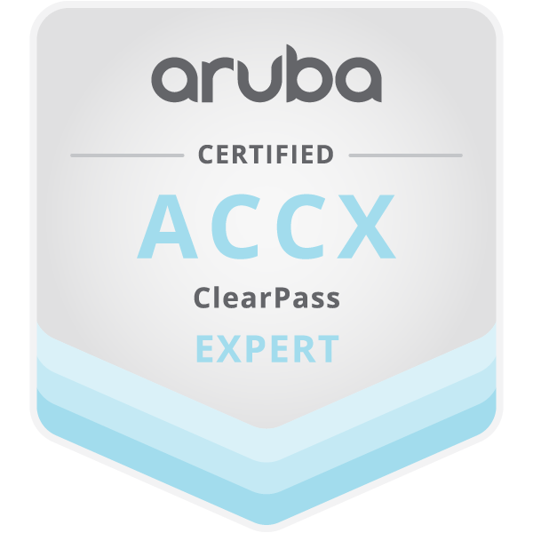 Aruba 认证 ClearPass 专家 (ACCX)