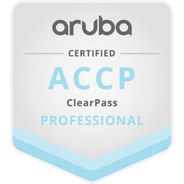 Aruba 认证 ClearPass 专业工程师 (ACCP)