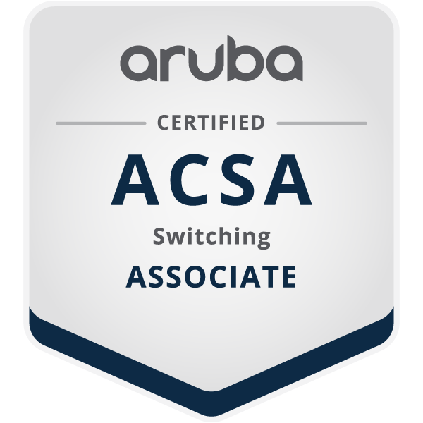 Aruba 认证交换助理工程师 (ACSA)