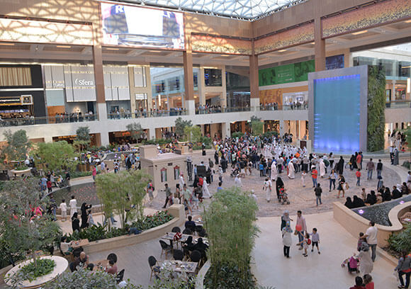 阿布扎比的Yas购物中心