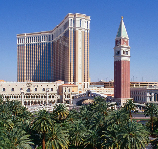 拉斯维加斯的威尼斯酒店