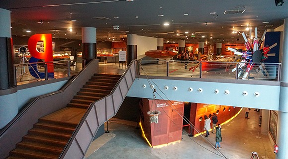Itsasmuseum, the Bilbao Maritime Museum interior
