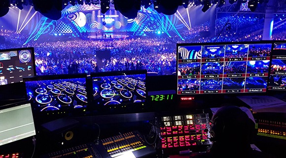 Backstage at Riedel in Wuppertal, Germany